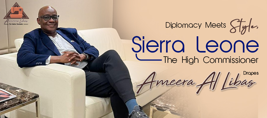 You are currently viewing Ameera Libas: Timeless Elegance Worn by                                       High Commissioner Mr. Rashid Sesay
